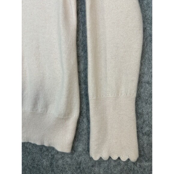 Nanette Lepore Pink 100% Cashmere Long Sleeve Sweater Soft 2 Ply Size Large - Picture 6 of 11